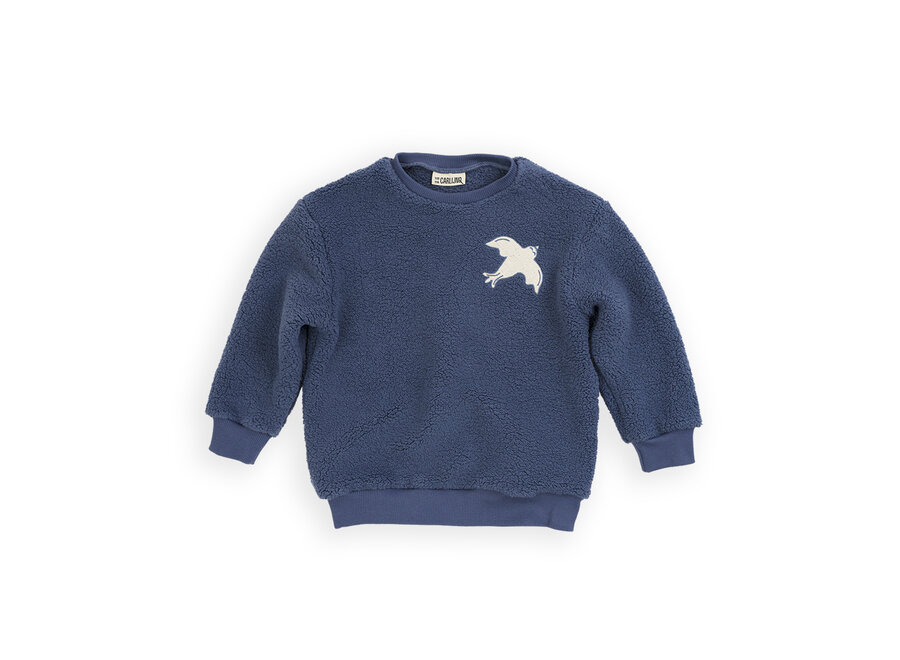 Jongens Sweater with Patch (teddy)