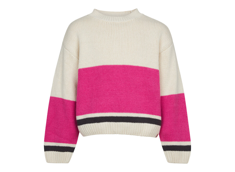 Girls Knit Sweater Striped