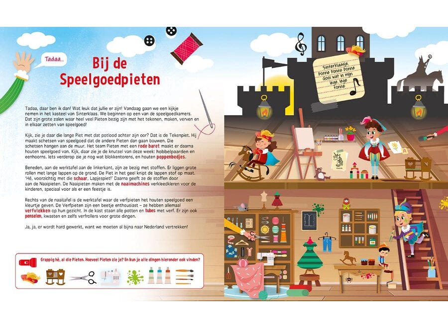 Zaklampboek - Het heerlijk avondje van Sinterklaas