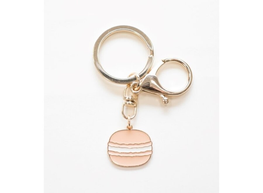 Macaron sleutelhanger Light Pink