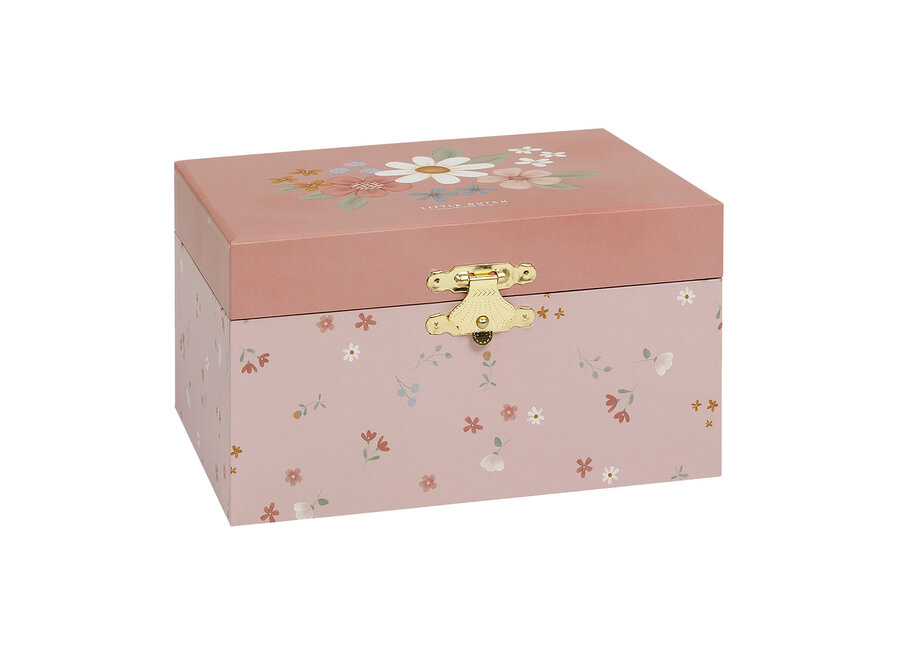 Sieradendoosje met Muziek rosa