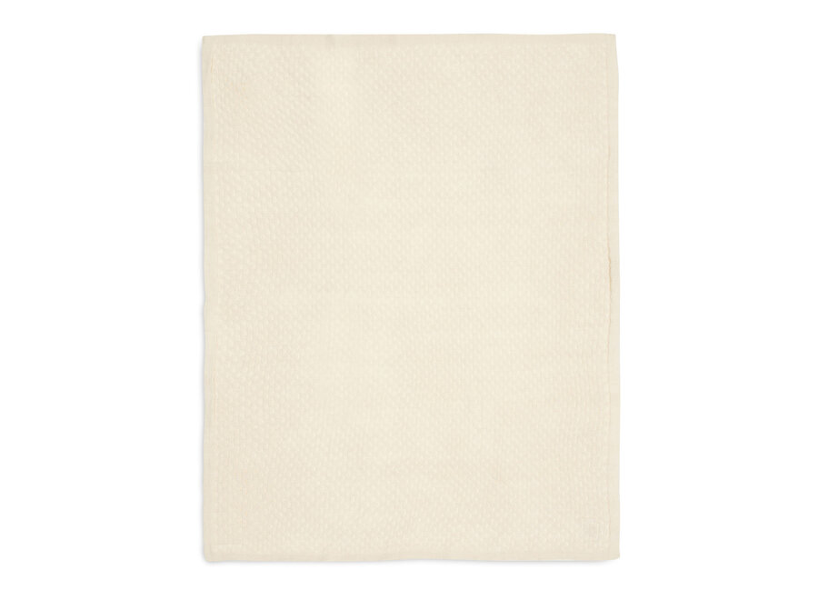 Deken Ledikant 100x150cm Weave Knit Merino wool Oatmeal