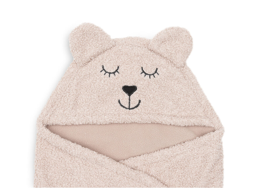 Wikkeldeken Bear Boucle Wild rose