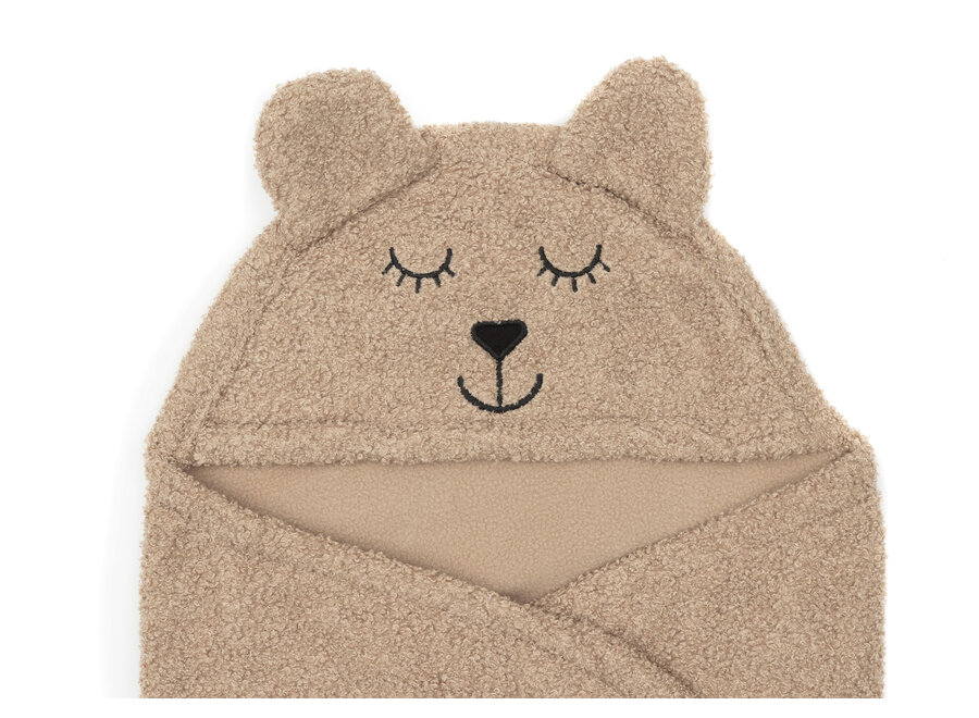 Wikkeldeken Bear Boucle Biscuit