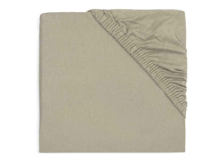 Hoeslaken Jersey 40/50x80/90cm Olive Green
