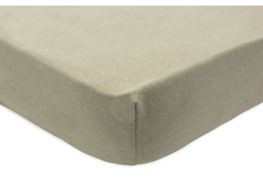 Hoeslaken Jersey 40/50x80/90cm Olive Green