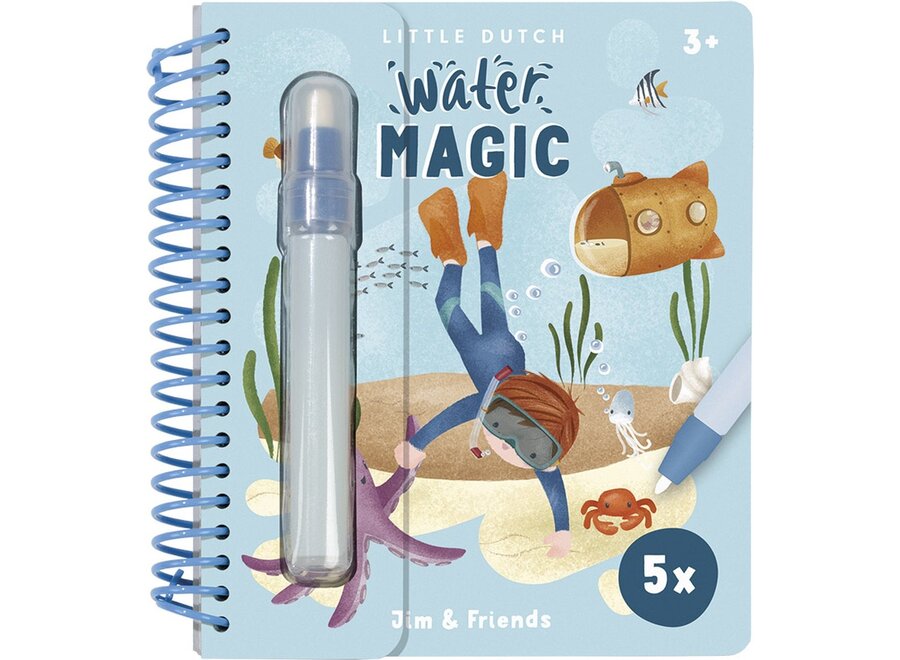 Waterkleurboek Jim en Friends