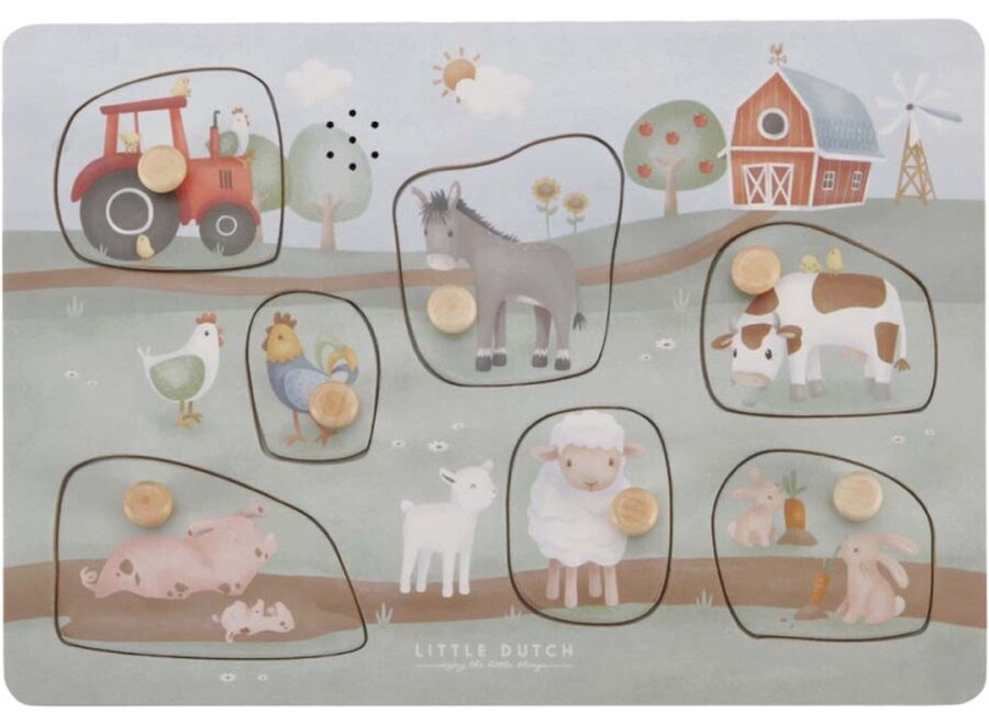 Geluiden Puzzel Little farm