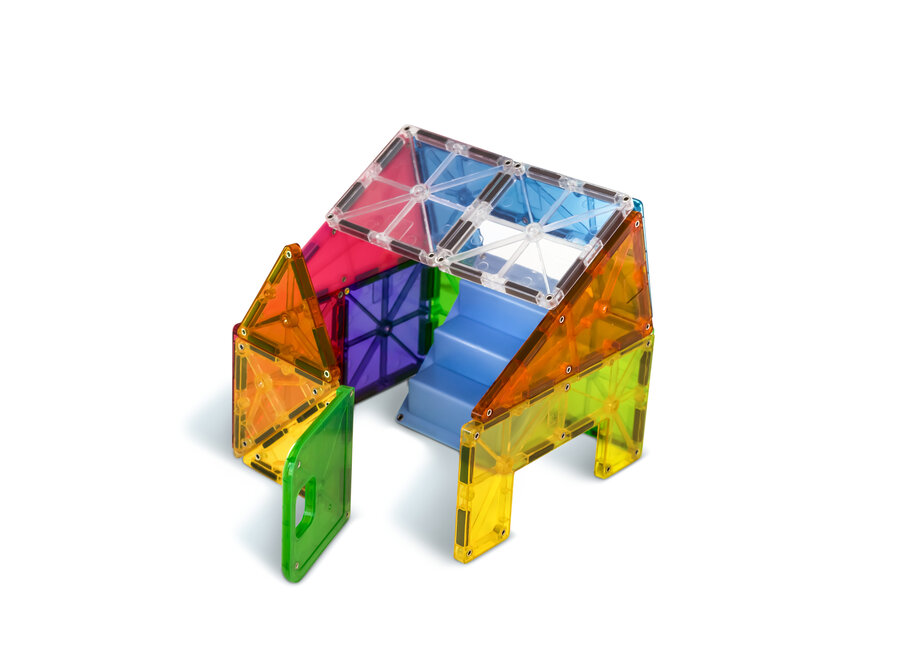 Magna-Tiles Clear Colors 28 stuks House set