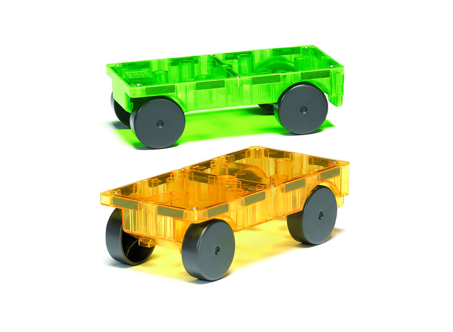 Magna-Tiles Cars 2 stuks uitbreidingsset