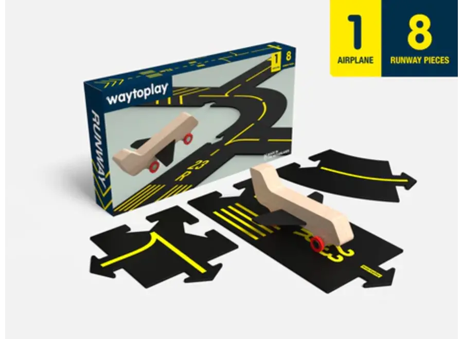 Waytoplay Runway Flexible Airport Set