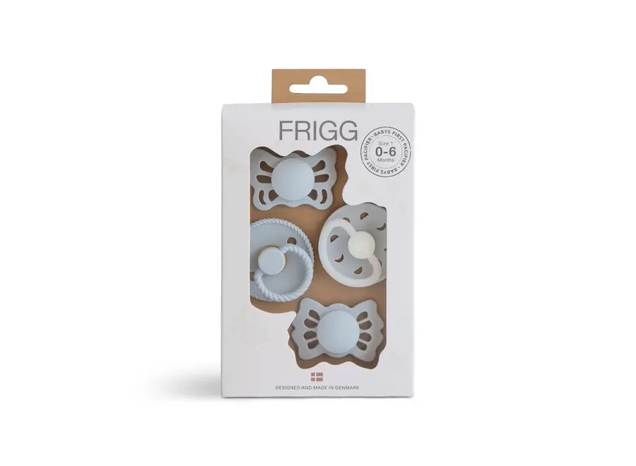 Baby's first pacifier pack - powder blue