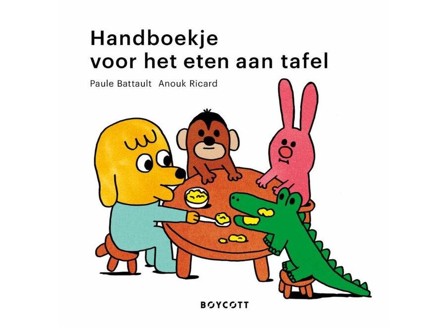 Handboekje voor het eten aan tafel