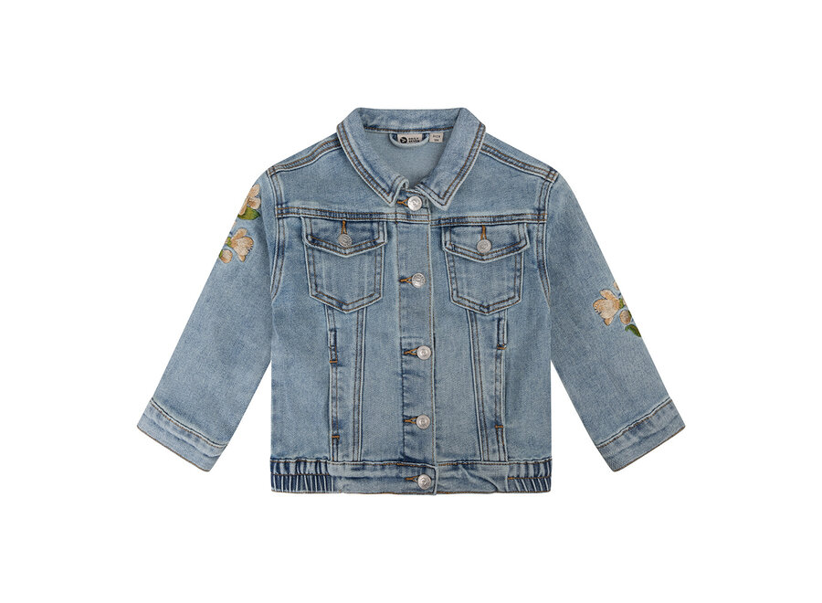 Jeans Jacket Flower