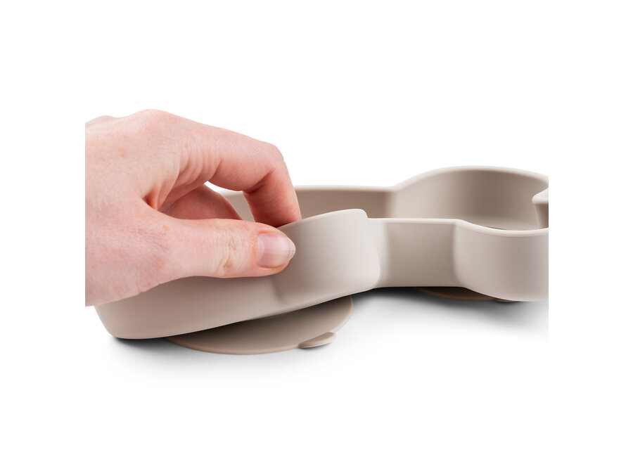 Siliconen Stick&Stay Plate Lalee Sand