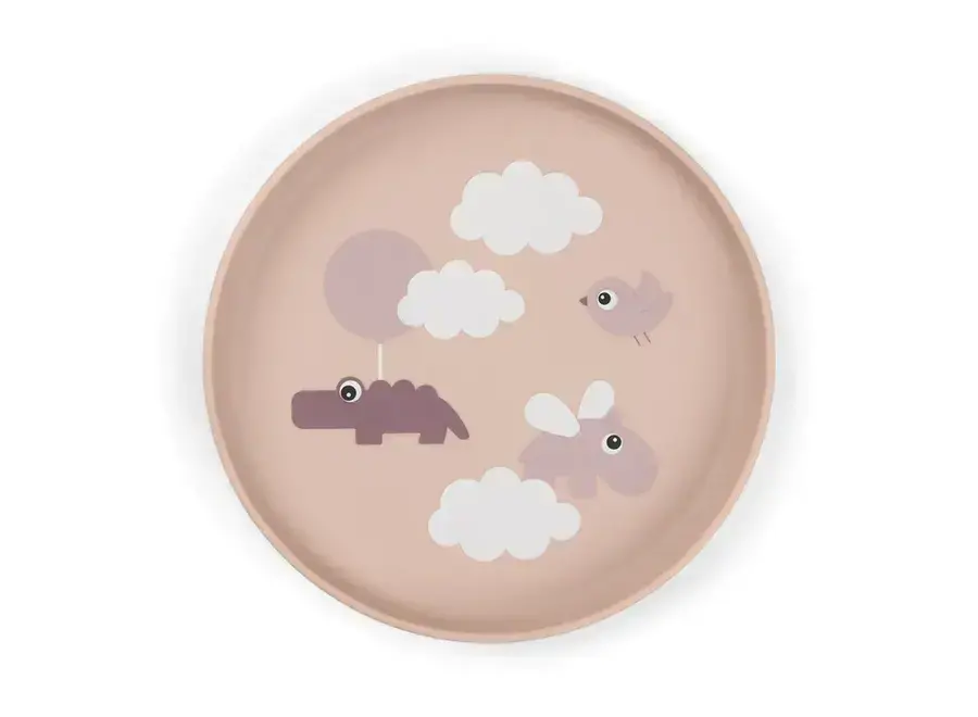 Foodie Plate Happy Clouds Powder