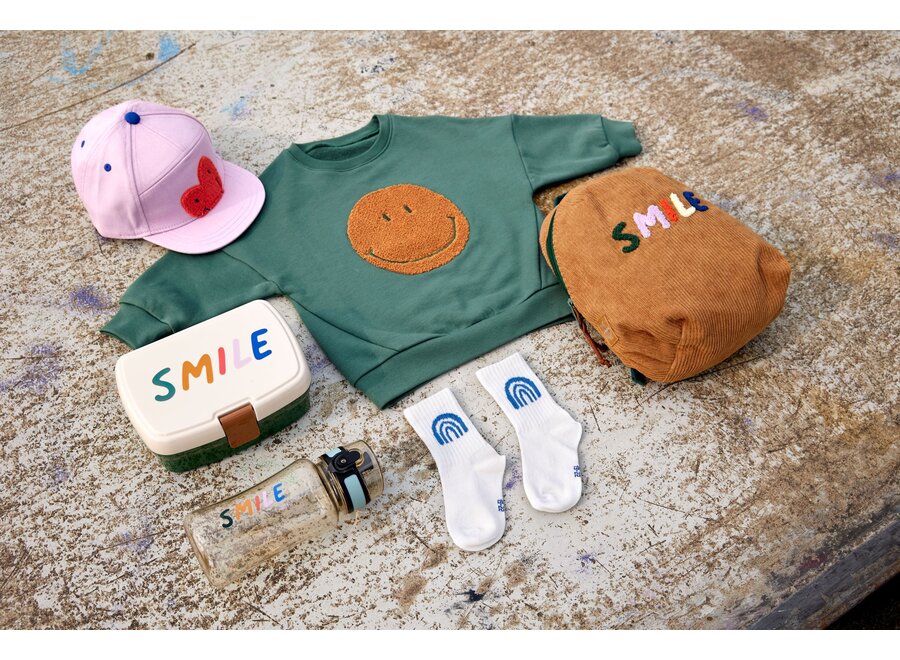 Lunch Set Little Gang Smile - Milkey/Ocean Green