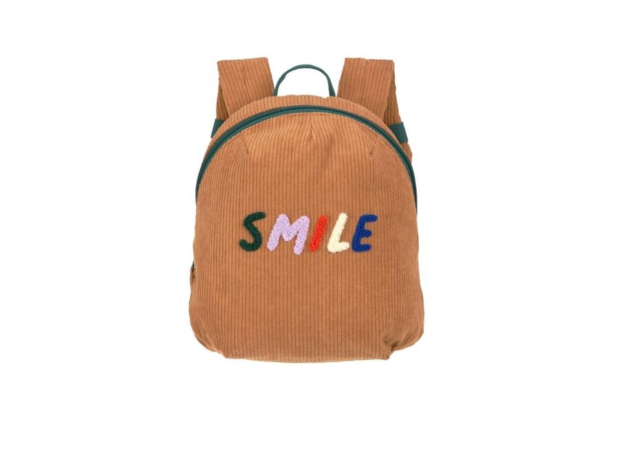 Tiny Backpack Cord Little Gang Smile Caramel