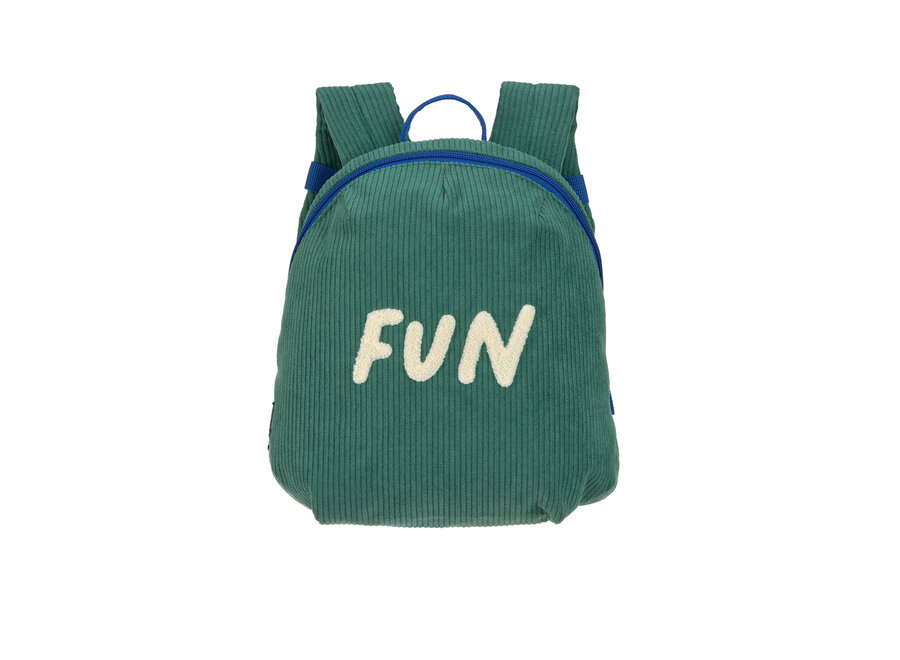 Tiny Backpack Cord Little Gang Fun - Ocean Green