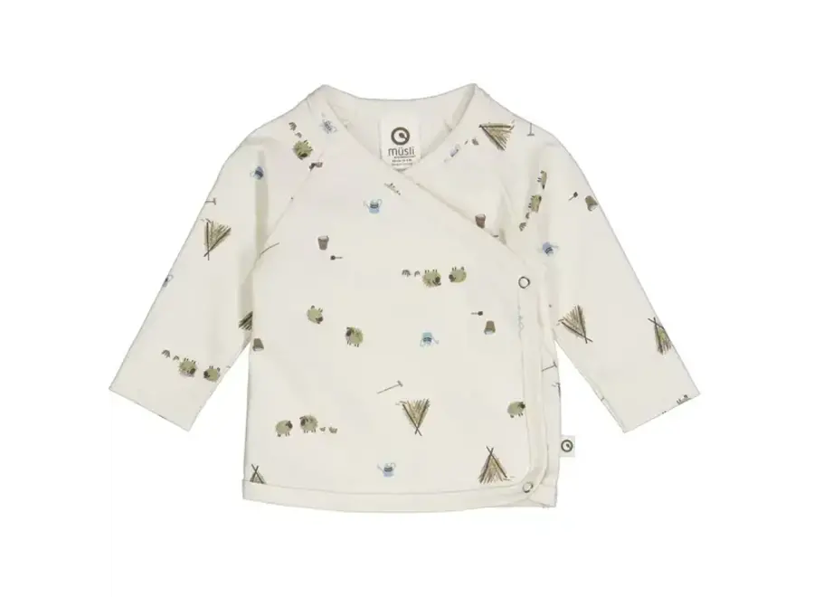 Baby Jongens Longsleeve - Mini Me Farming Cardigan