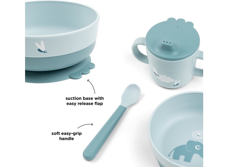 Foodie first meal set Elphee Blue