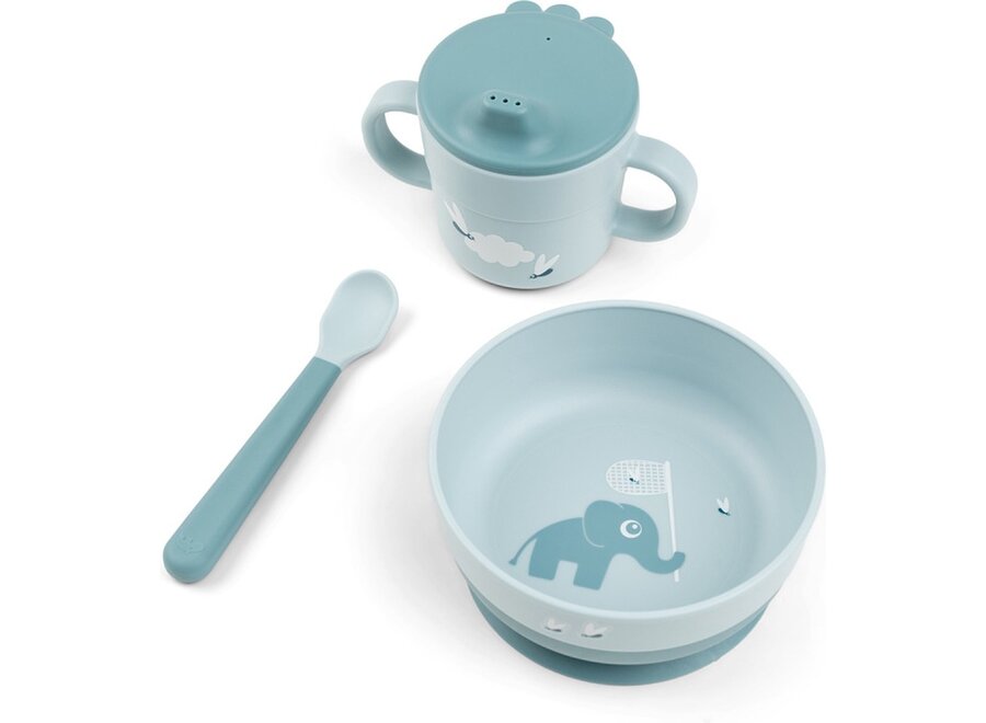 Foodie first meal set Elphee Blue