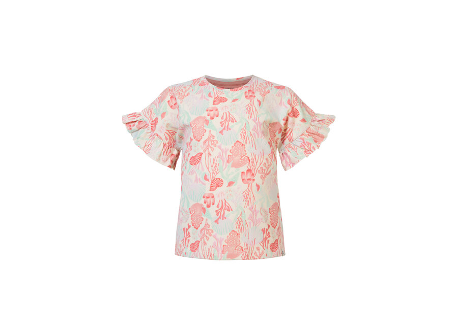 Girls Tee Estelle short sleeve all over print