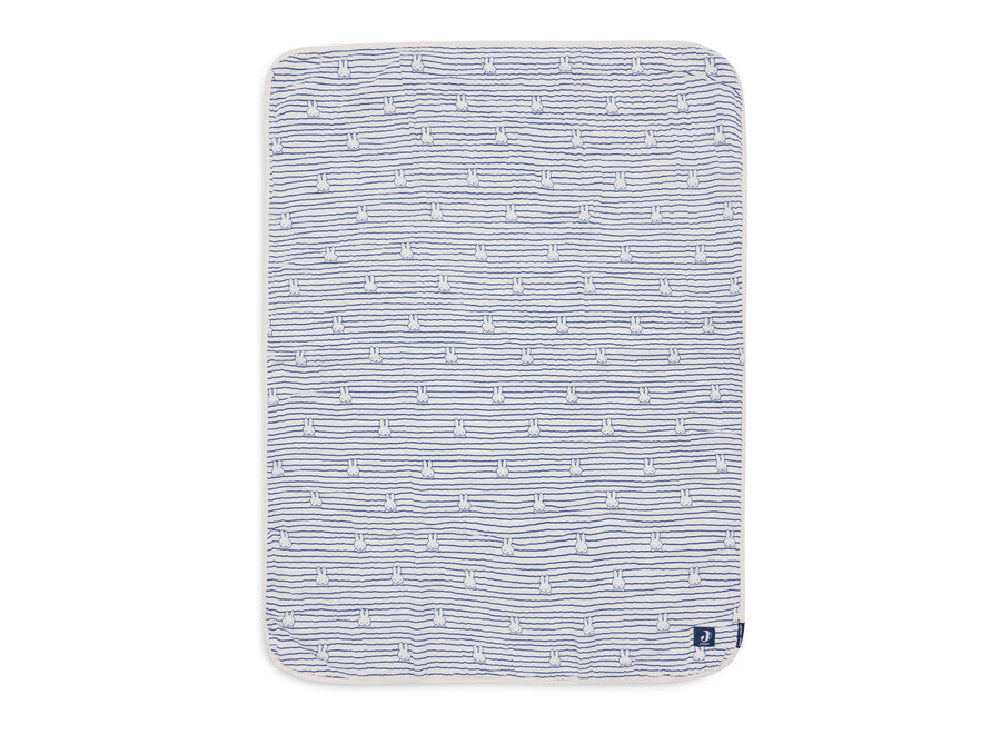 Deken Hydrofiel Wieg 75x100 Miffy Stripe Navy