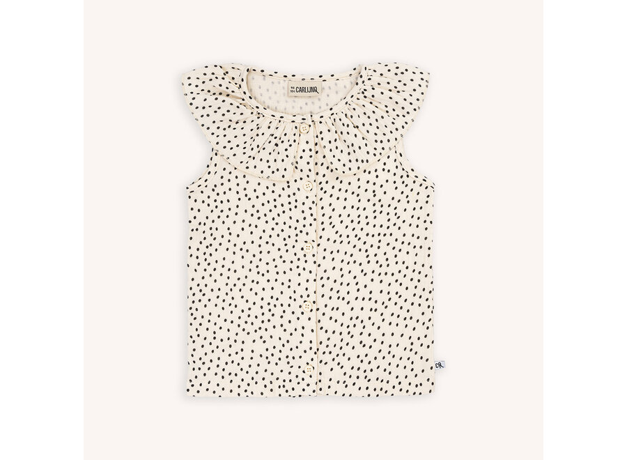 MINI DOTS – BLOUSE NO SLEEVE