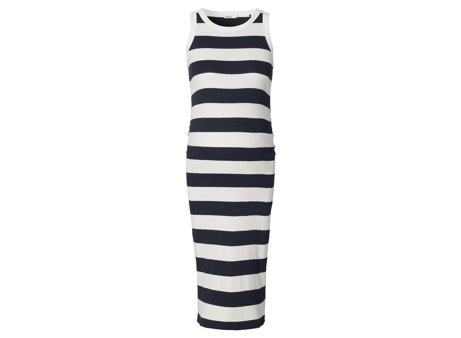 Keesje rib dress stripe