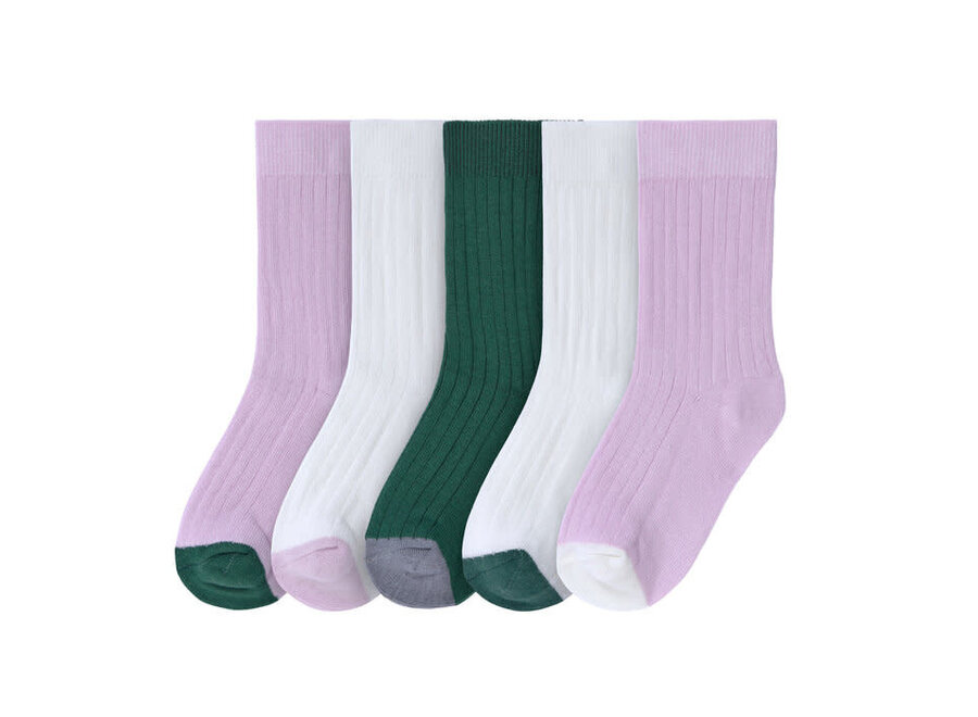 Ribbed socks 5 pcs Little gang