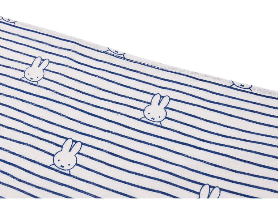 Hydrofiele doek Miffy Stripe Navy 70x70cm  3-pack