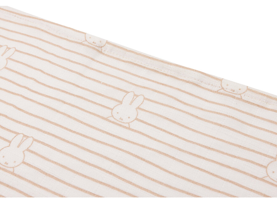 Hydrofiele doek Miffy Stripe Biscuit 70x70cm  3-pack