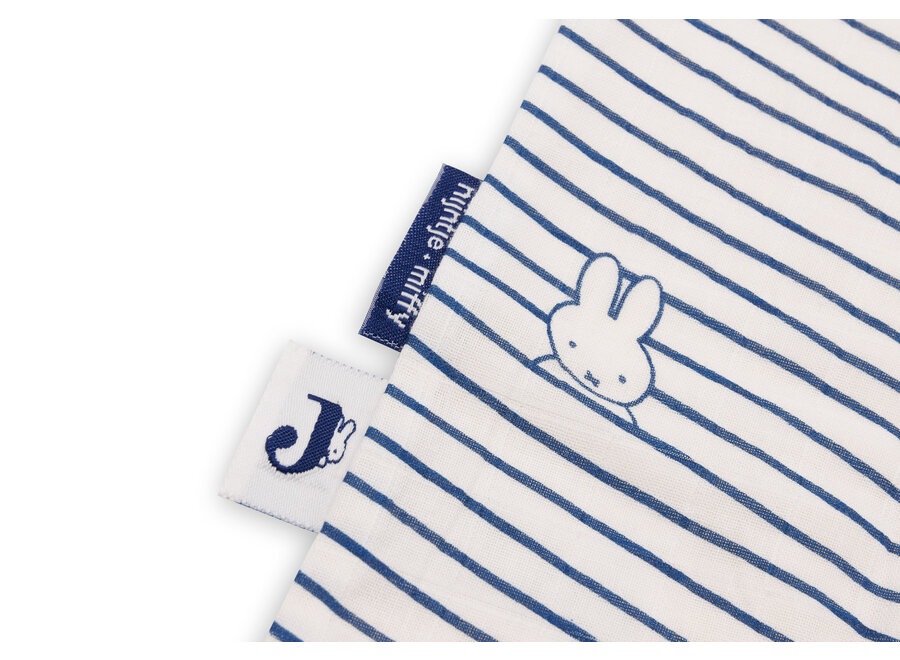 Slaapzak mouwloos hydrofiel Miffy Stripe Navy