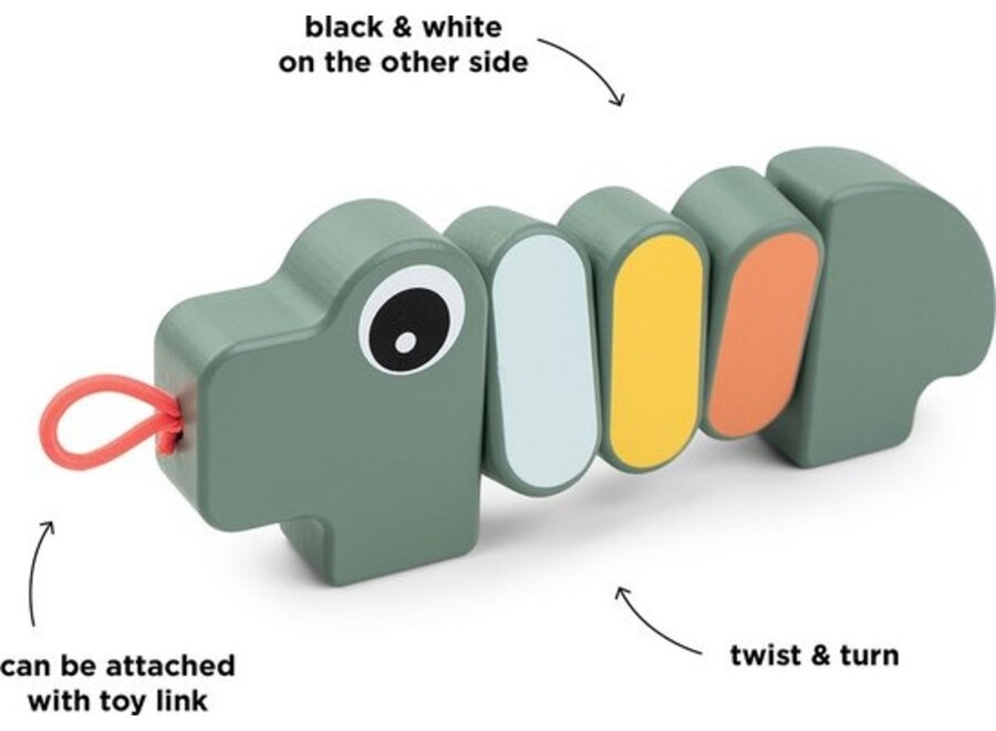 Twist & turn toy Croco green