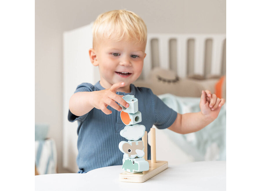 Stacking toy Happy clouds