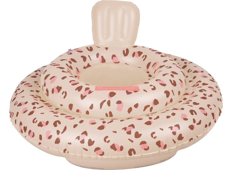 SE Baby float 0-1 jaar Leopard pink