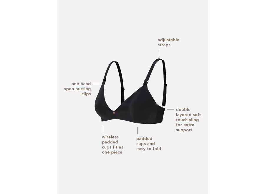 Wireless Micro Nursing bra, Moonlight