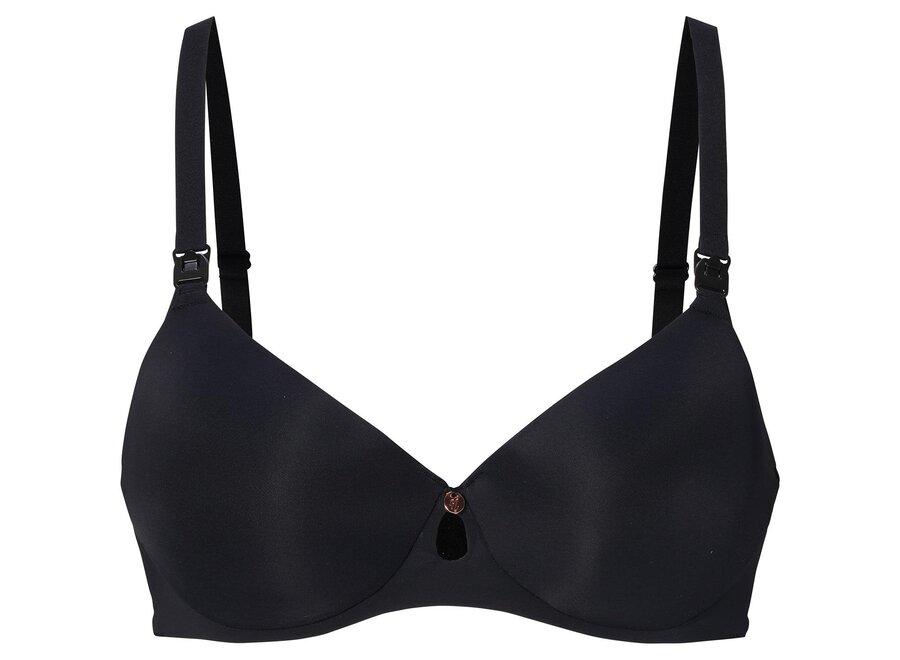 Honolulu Supreme Comfort nursing bra, black