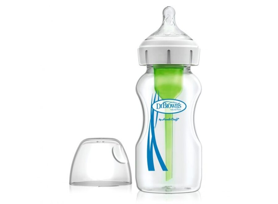 Brede Hals Fles 270ml Glas