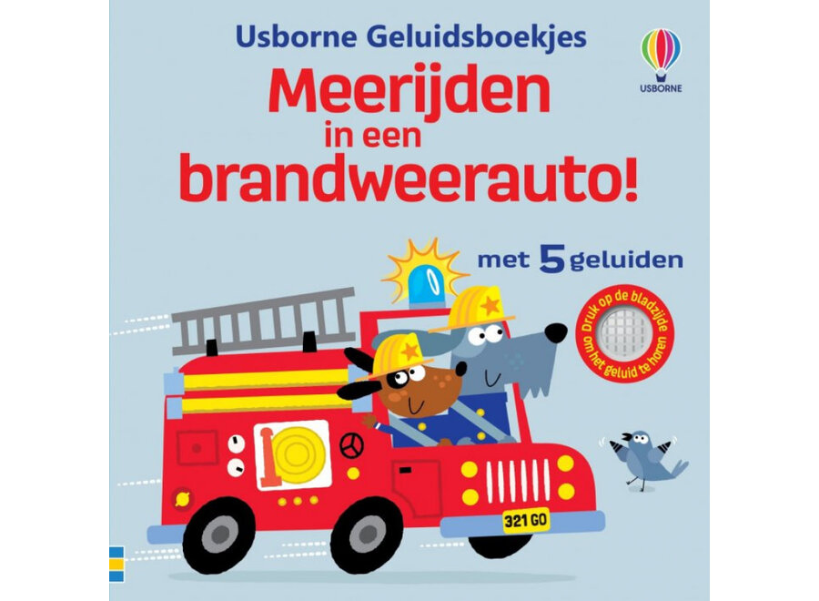 Meerijden in een brandweerauto (geluidsboekje)