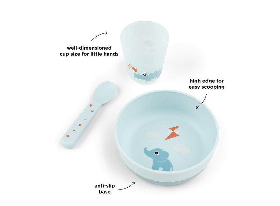 Foodie first meal set Playground blue