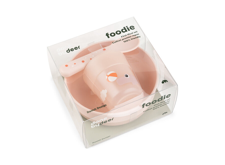 Foodie first meal set Playground pink