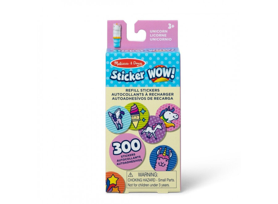 Sticker WOW Refill stickers - Unicorn