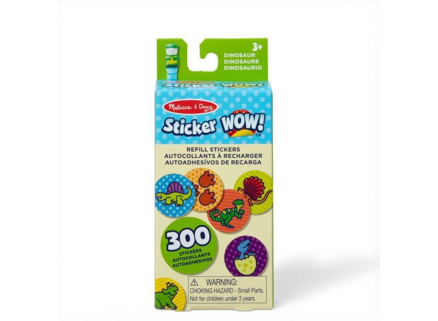 Sticker WOW Refill stickers - Dinosaur