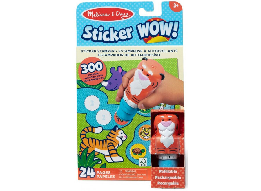 Sticker WOW Activity Pad Set- Tiger