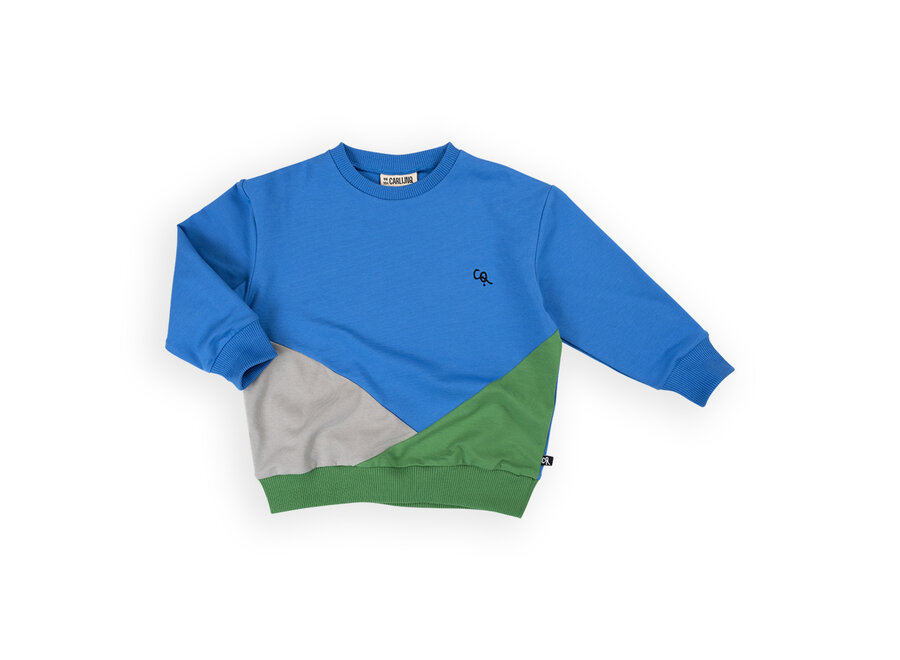 Basic – Sweater (blue/green/grey)