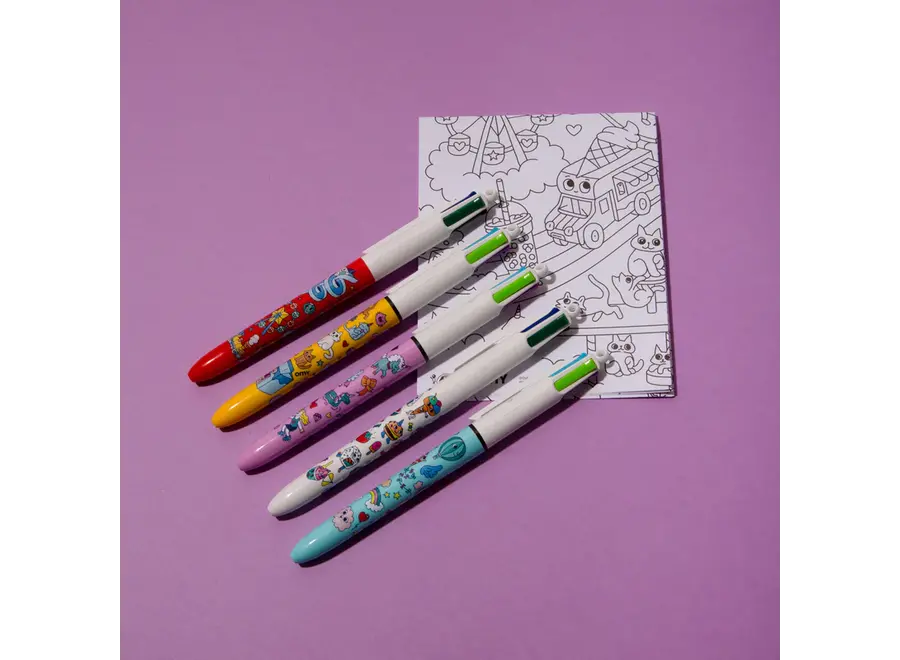 Coffret 5 Stylos Kawaii