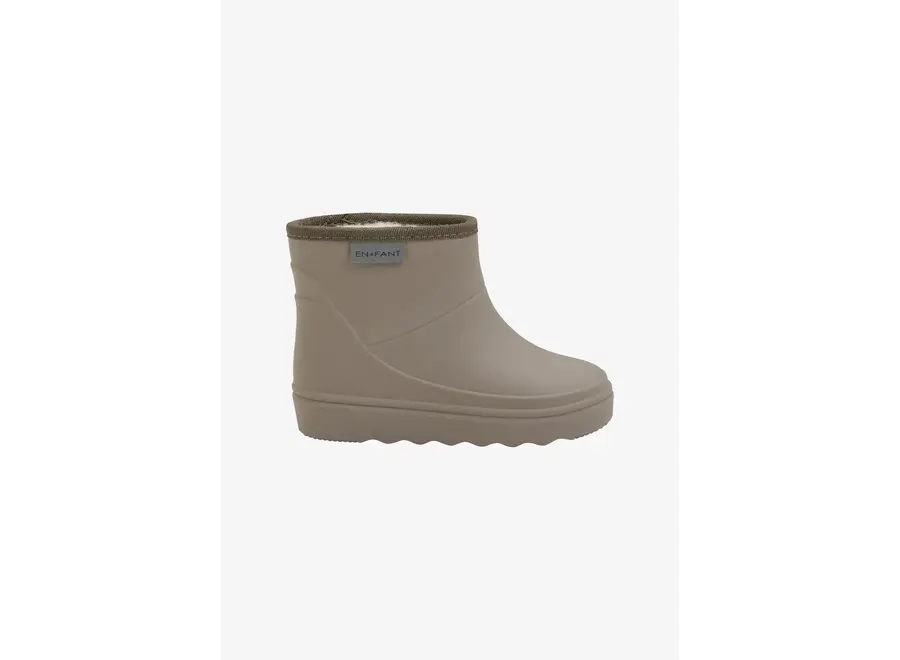 Thermo Boots Solid Short Pine Bark