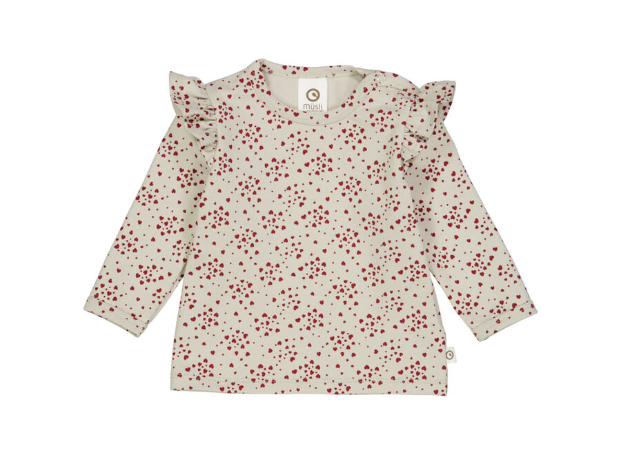 Baby Meisjes Longsleeve Love Frill